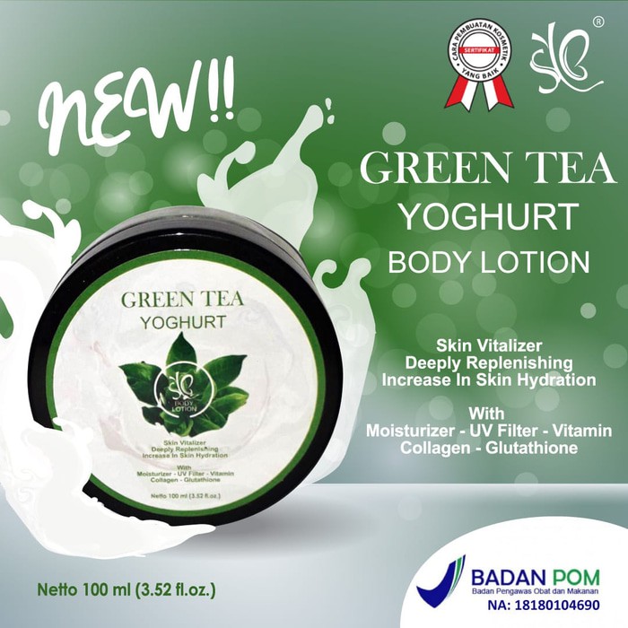 BODY LOTION YOGHURT GREEN TEA BY SYB ORIGINAL