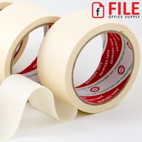 

Masking Tape / Lakban Kertas Daimaru 2 inch (48 mm x 21 m)