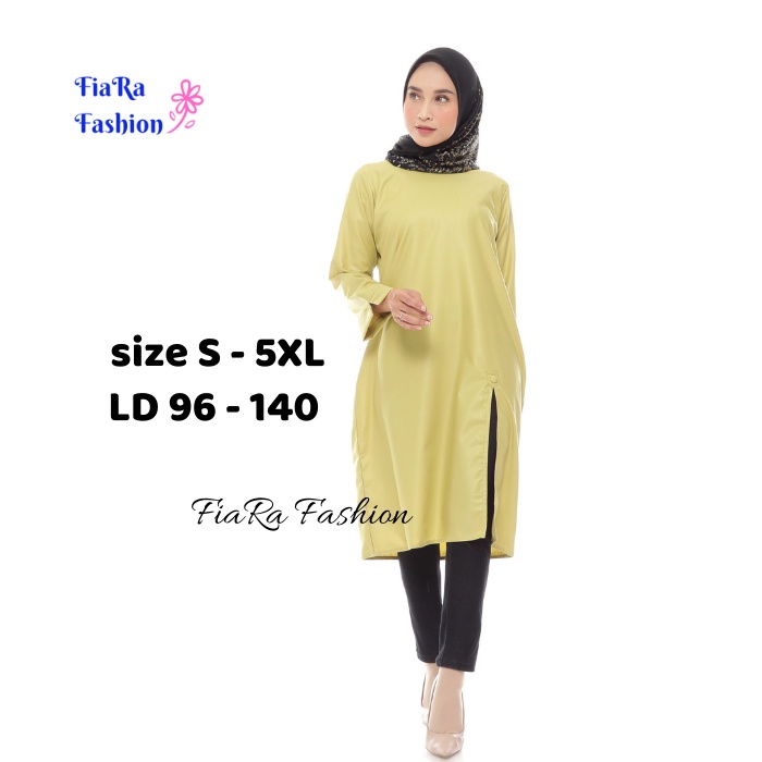 Tunik Panjang Katun Toyobo / Tunik Jumbo / LN.01
