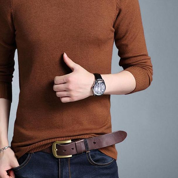 ➢ Rajut Roll Neck Pria - Rajut Turtelneck Pria - Rajut pria Murah ●