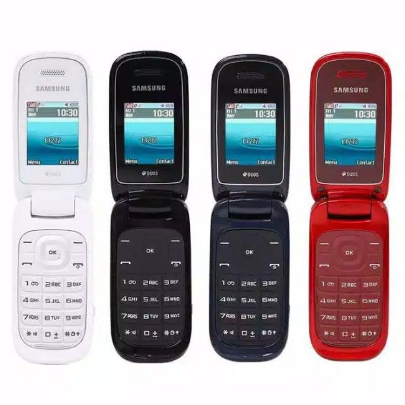 SAMSUNG LIPAT CARAMEL GTE-1272 SAMSUNG DUALSIM(100%HP BARU)