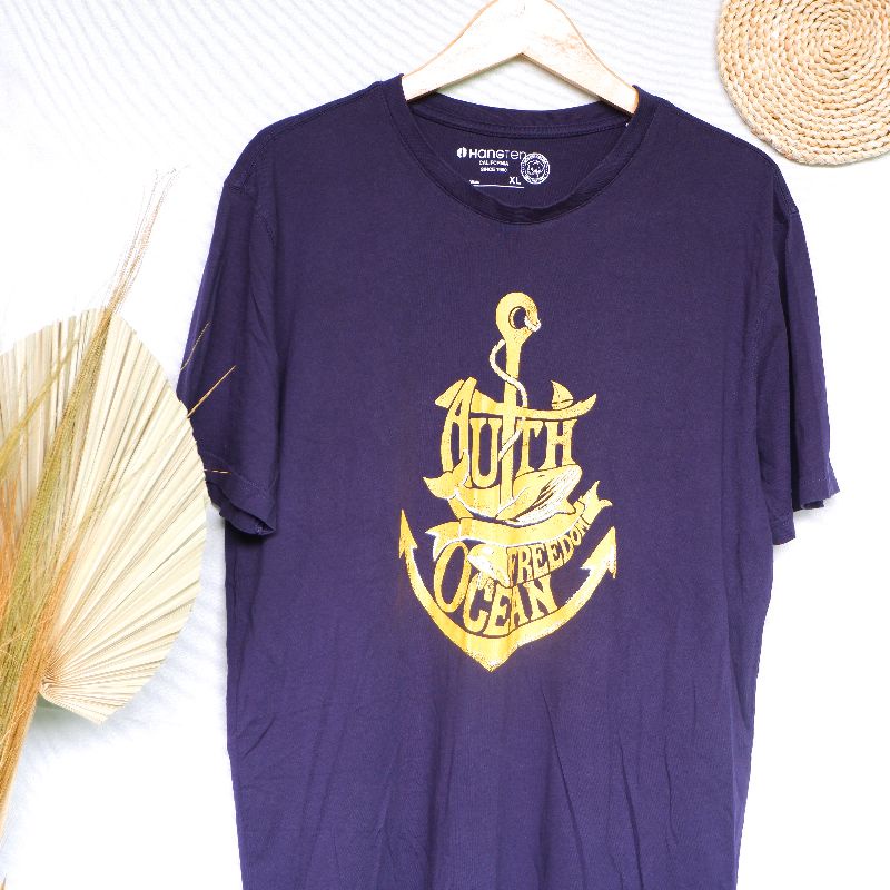 kaos pria merk hangten preloved