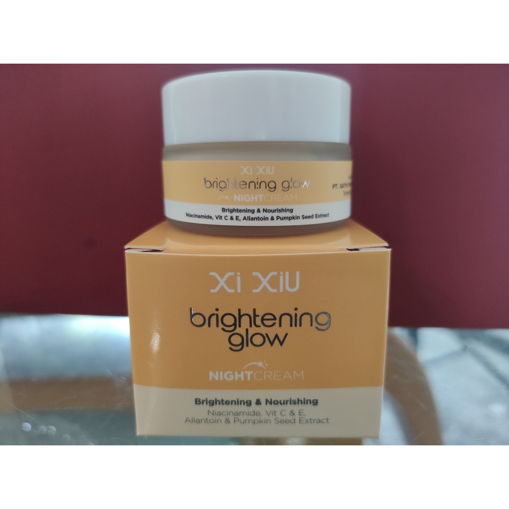 XI XIU BRIGHTENING GLOW  NIGHT CREAM 15 G