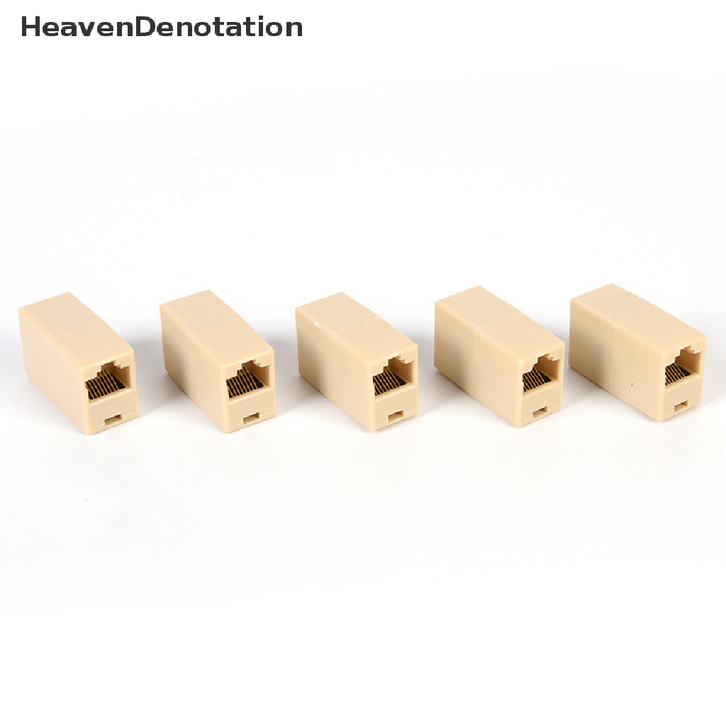 [HeavenDenotation] RJ45 LAN Ethernet Network Cable Coupler Female Joiner Cat 5e Cat 6