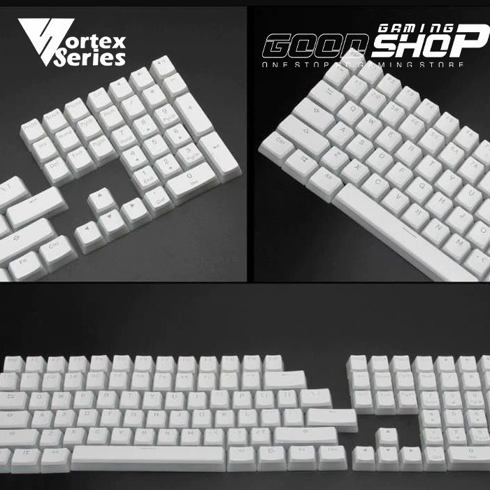 VORTEXSERIES Pudding Keycaps PBT Doubleshot Backlit 108 Keys - Keycaps