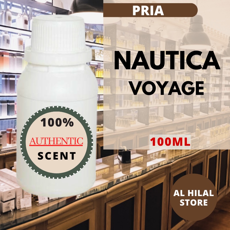 BIBIT PARFUM NAUTICA VOYAGE 100ML ORIGINAL REPACK | PARFUM PEMIKAT WANITA REFILL SEGAR TANPA ALCOHOL