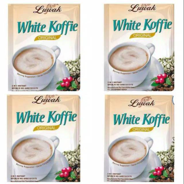 Luwak White Koffie 10 x 20gr