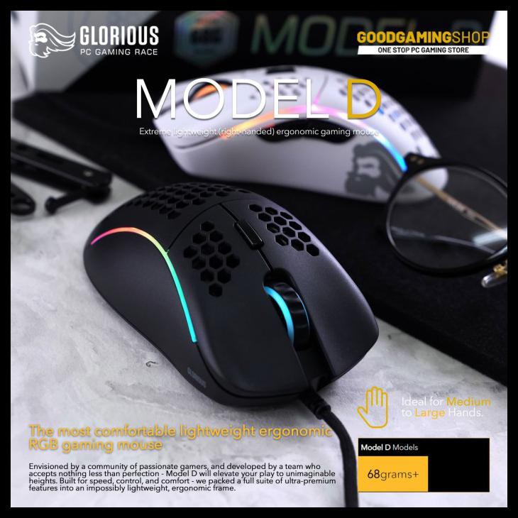 Glorious Model D G Gaming Mouse - Putih