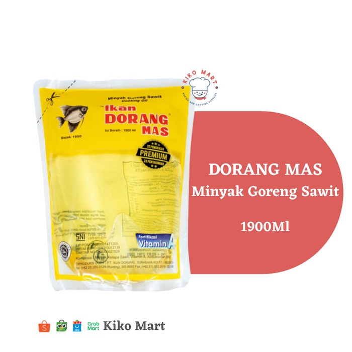 

IKAN DORANG MAS MINYAK GORENG SAWIT - 1900ML