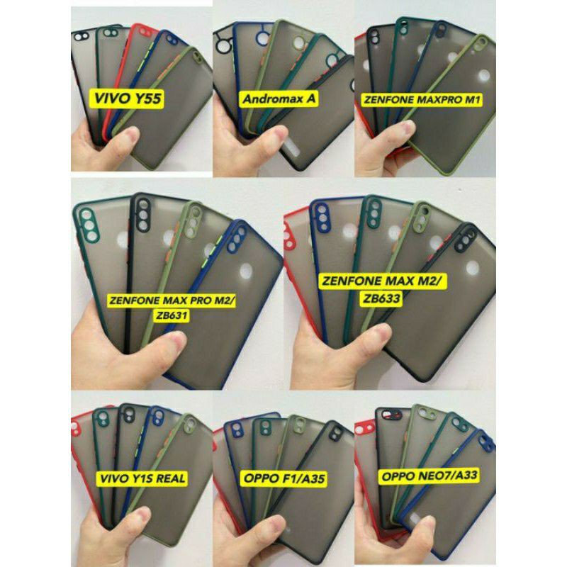 CASE BUMPER LIST WARNA SAMSUNG A01 - A01 CORE - A10 - A10S - A11 / M11 CASING BUMPER MATTE
