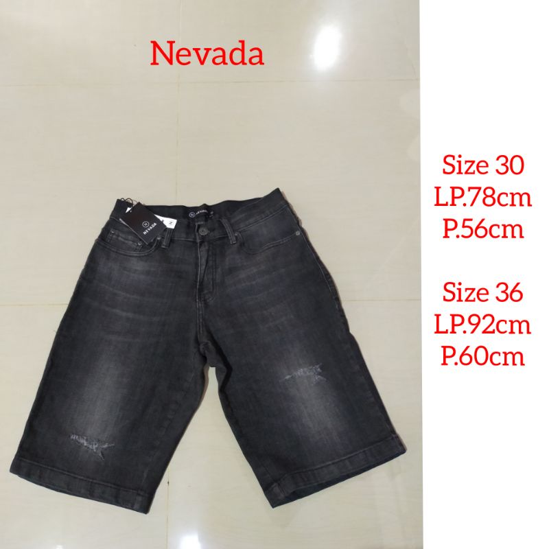 Celana Jeans pendek Nevada cowok