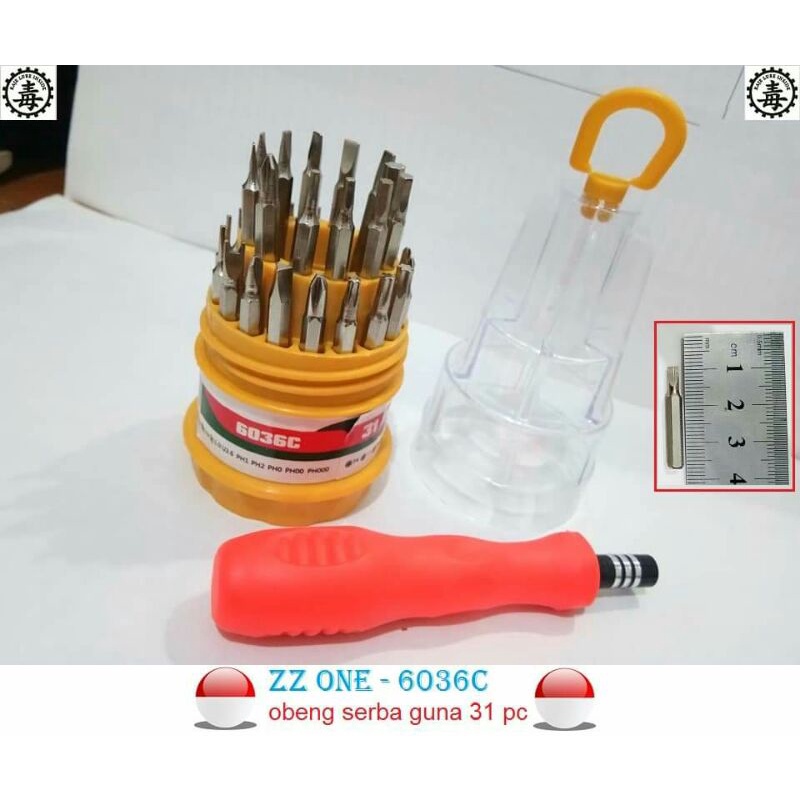 ZZ ONE - Obeng Serbaguna  31 pc