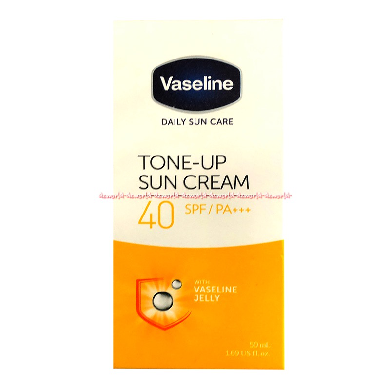 Vaseline Tone Up Sun Cream SPF 40 Vaseline Jelly 50ml Sunblock Sun Block Sun Blok Sun Krim