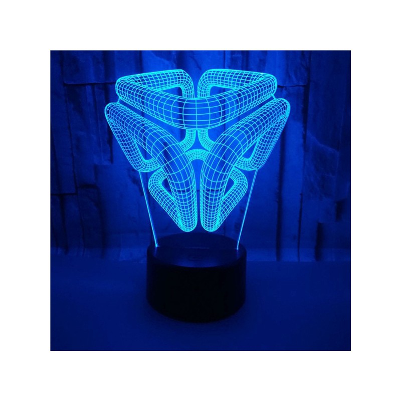 Yy Lampu Malam Led 3d Desain Ilusi Grafik 3d Bahan Akrilik Shopee Indonesia