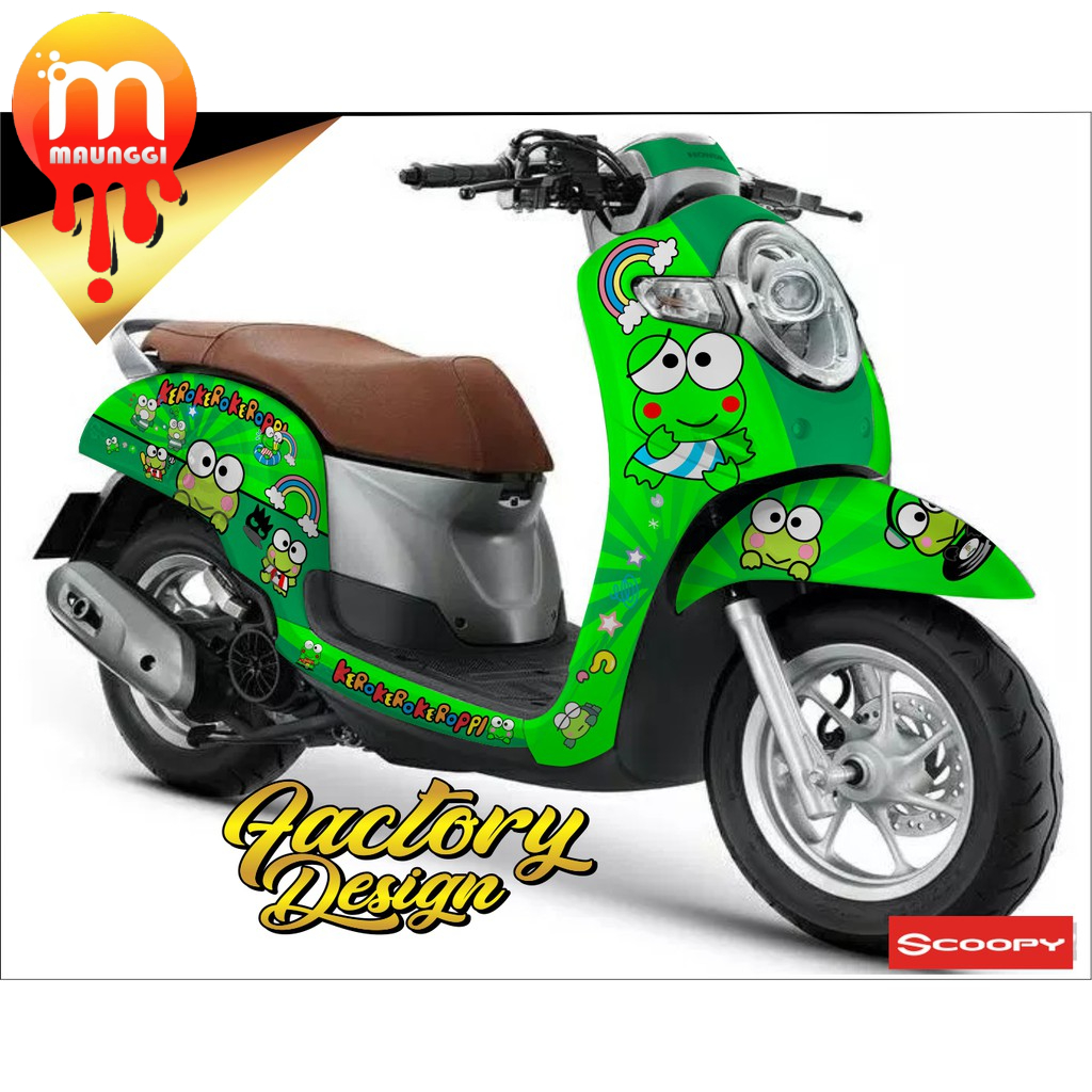 Striping scoopy full body Decal motor scoopy fi full variasi Stiker motor variasi untuk scoopy 2019 