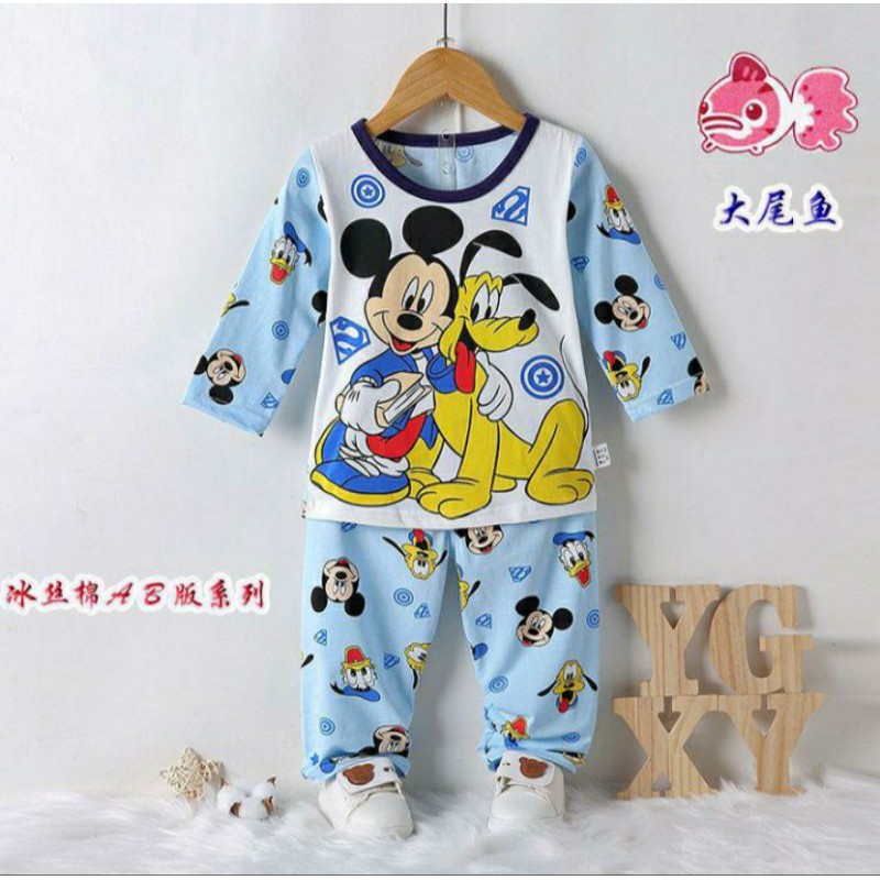 piyama anak import size 95-105 (10-13 thn)