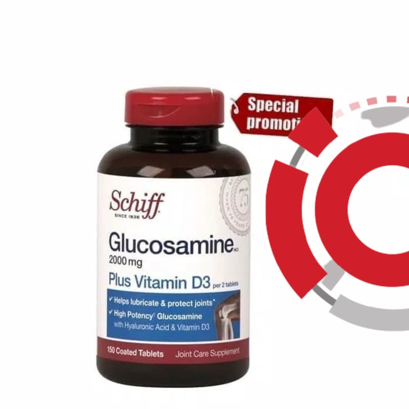 SCHIFF MOVE FREE JOINT FREE GLUCOSAMINE CHONDROITIN MSM VITAMIN D3