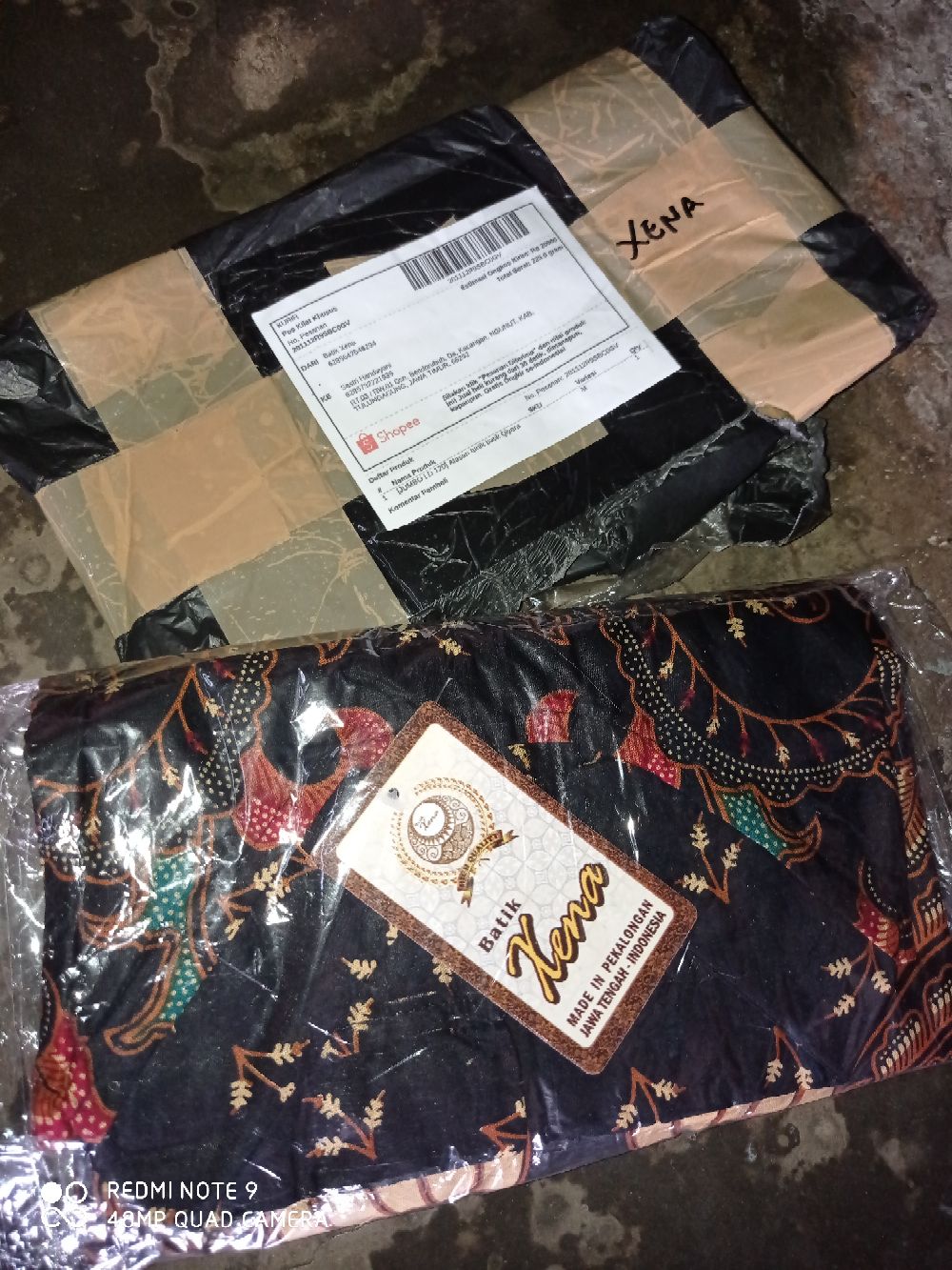 [jumbo Ld 120] Atasan Tunik Batik Qiyara