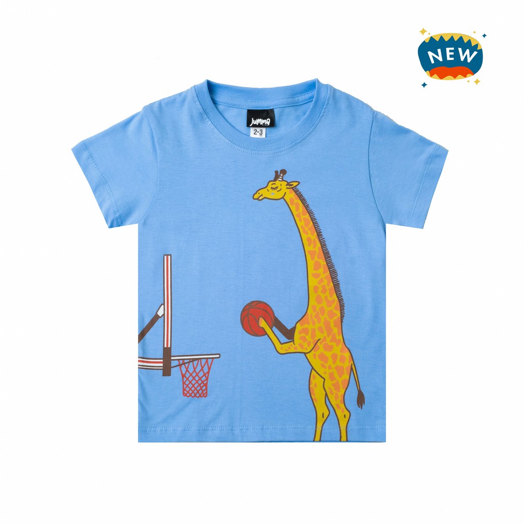 

JummaKids Basket Giraffe Printed T-Shirt Anak