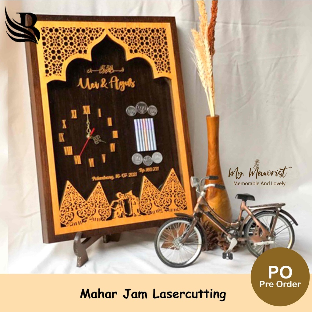 Mahar Laser cutting Mahar Laser Mahar Jam plywood akrilik