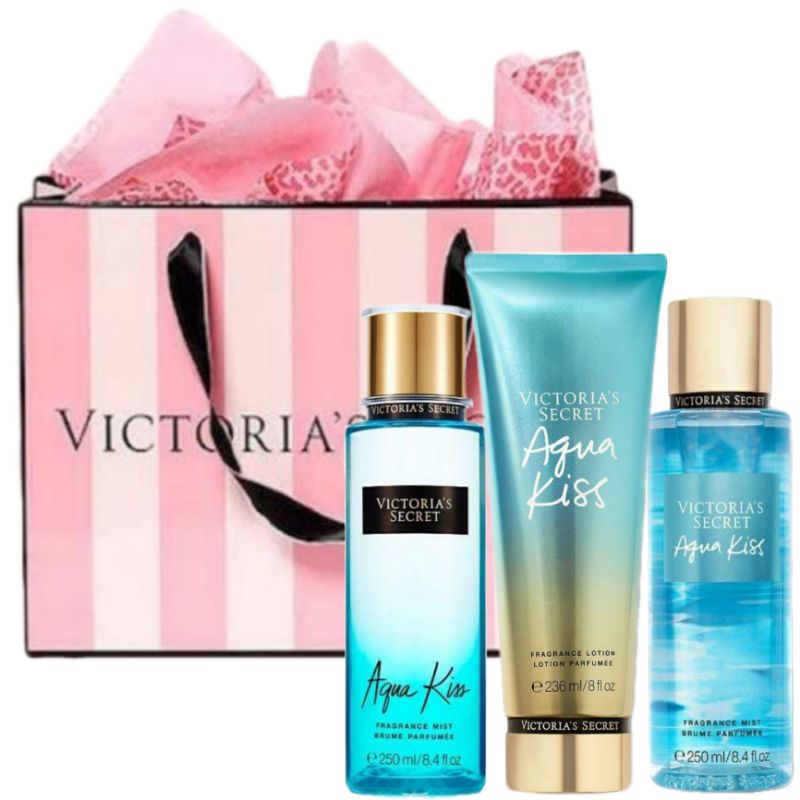 VICTORIA'S SECRET VS AQUA KISS GIFT SET