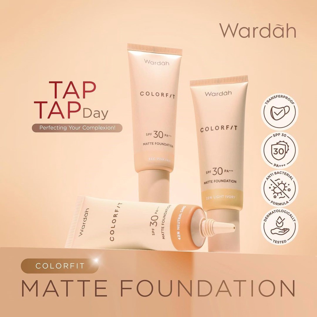 Wardah Colorfit Matte Foundation SPF 30