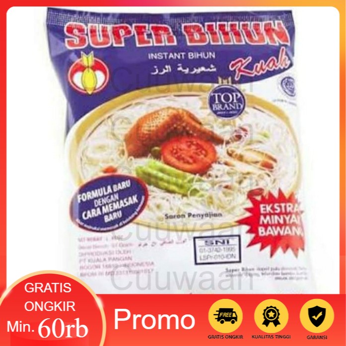 

Super Bihun Kuah Instan 1 Dus