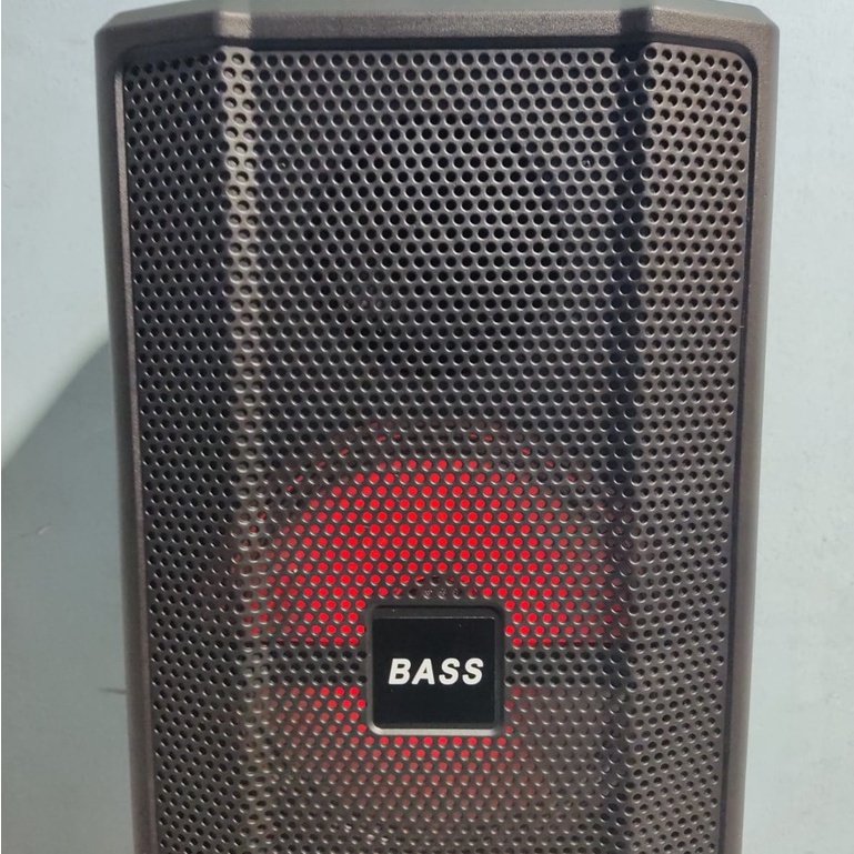 {TERBARU] SPEAKER BLUETOOTH FLECO F-8606 LED AB MODEL TERBARU RADIOFM/MP3/AUX GRATIS MICROPHONE WIRELESS