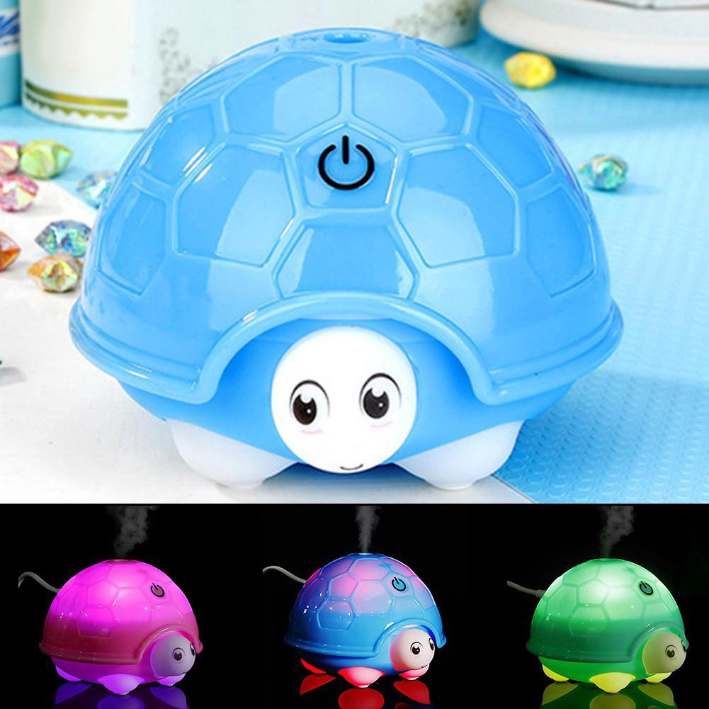 Humidifier Mist Spray Can Shape Fan Night Light Diffuser