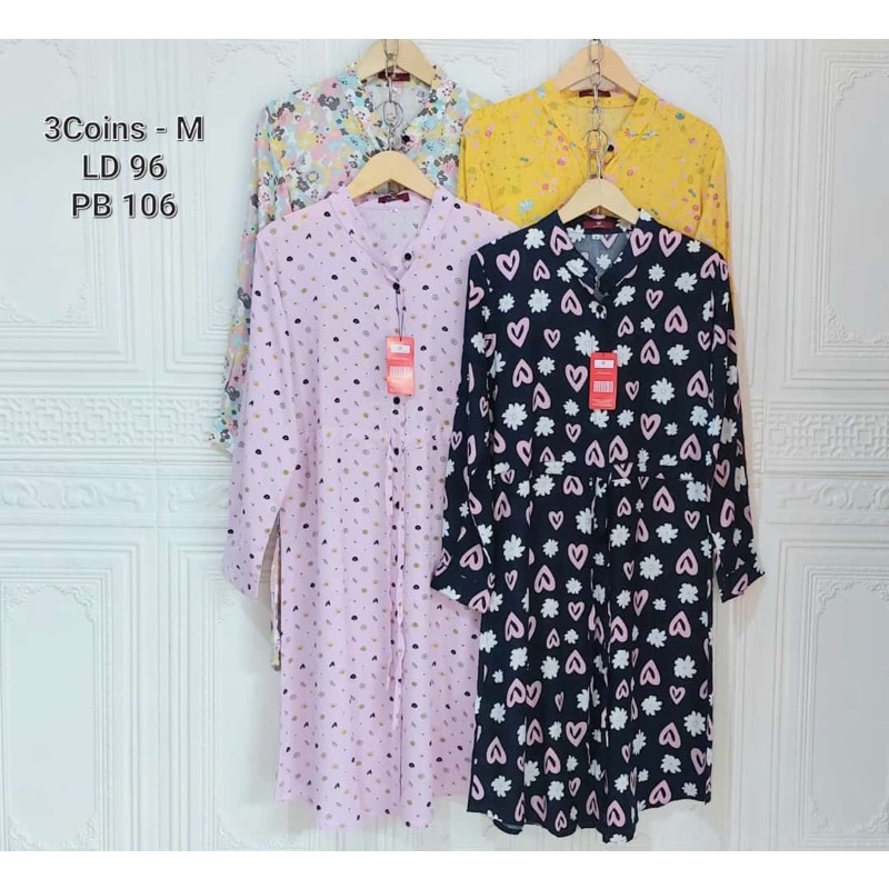 Long Tunik 3 Coin size M