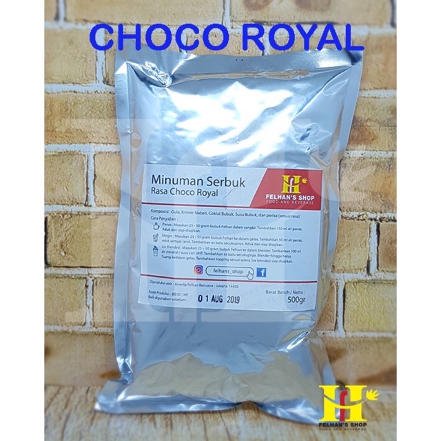 

(500 Gram) Choco Royal Malt Premix Milkshake / Bubble Powder Drink