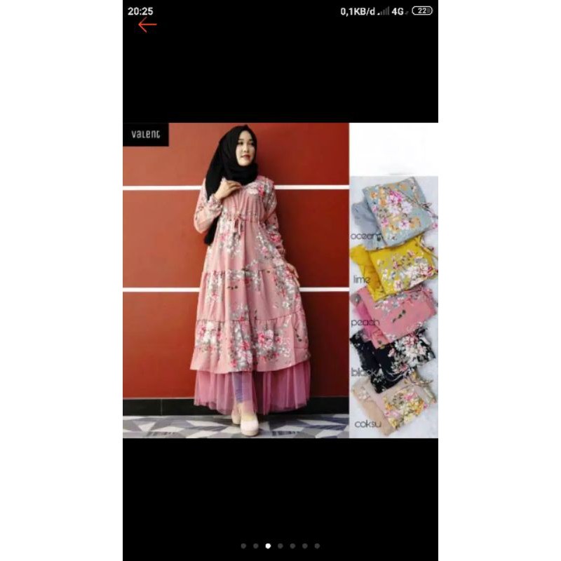 gamis monalisa mix tutu