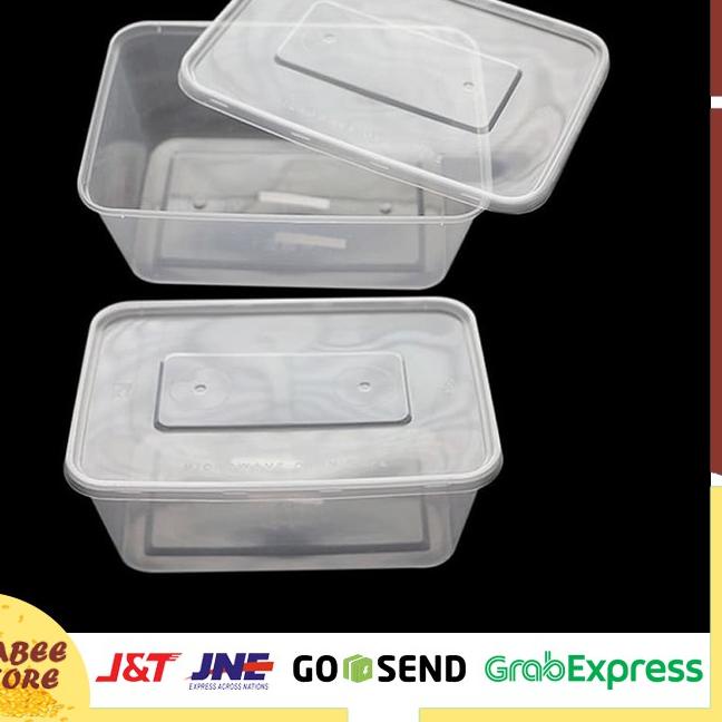 ☇ BABEE THINWALL KOTAK PLASTIK BENING (25 PCS) / DISPOSABLE BOX BENING / KOTAK MAKAN / BOX PLASTIK ➶