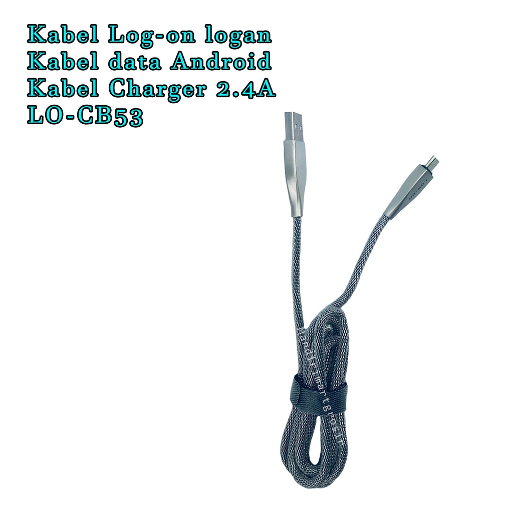 Kabel Log-on logan * Kabel data Android * Kabel Charger * 2.4A * LO-CB53