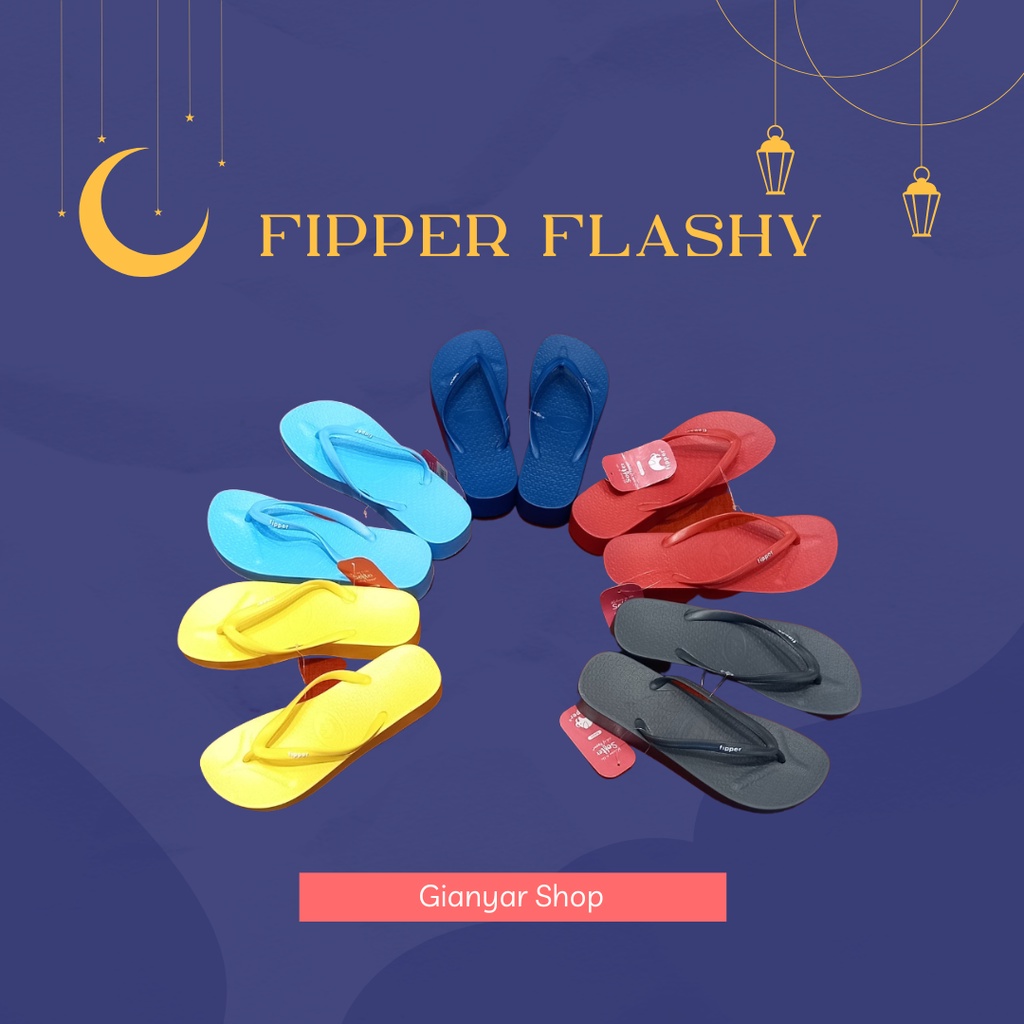 Sandal cantik Fipper Flashy 100% Original