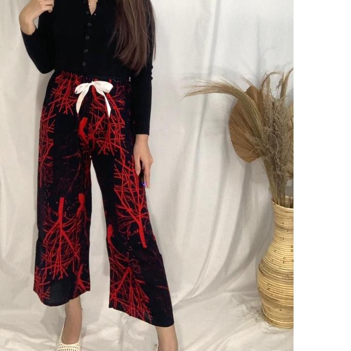 ۞ Celana wanita kulot seoul katun rayon import - kulot rayon wanita - kulot pants ➪
