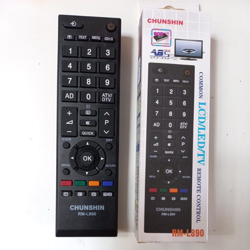 REMOT REMOTE TV TOSHIBA LED LCD MULTI TANPA HARUS PROGRAM/SETTING