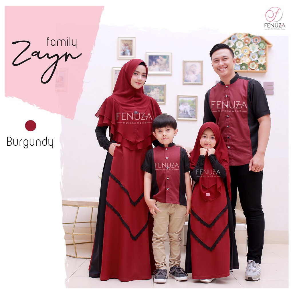 FENUZA SARIMBIT GAMIS KOKO ZAYN ZYANA FAMILY