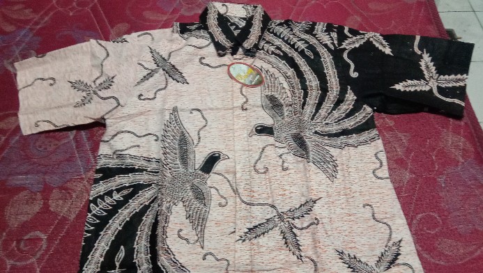 Bswart Batik Hrb026 Kenongo Hem Pendek Padi Pekalongan M L Xl Batik Pria Murah Modern Grosir