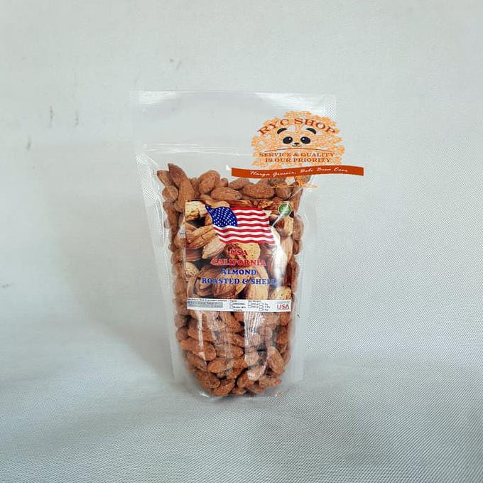 

Roasted Almond Pedas Asin 500 Gr / Kacang Almond Panggang Pedas Asin Titanium.Store1