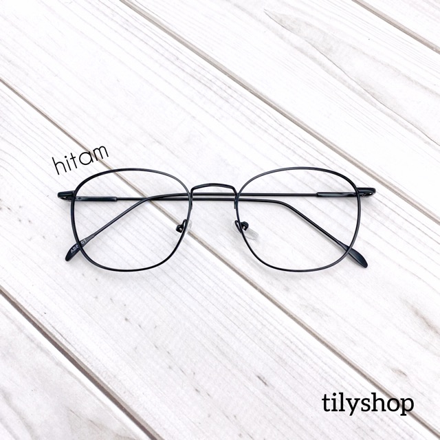 Frame Kacamata Minus Fashion Ursulla Square 8261 Pria Wanita Termurah