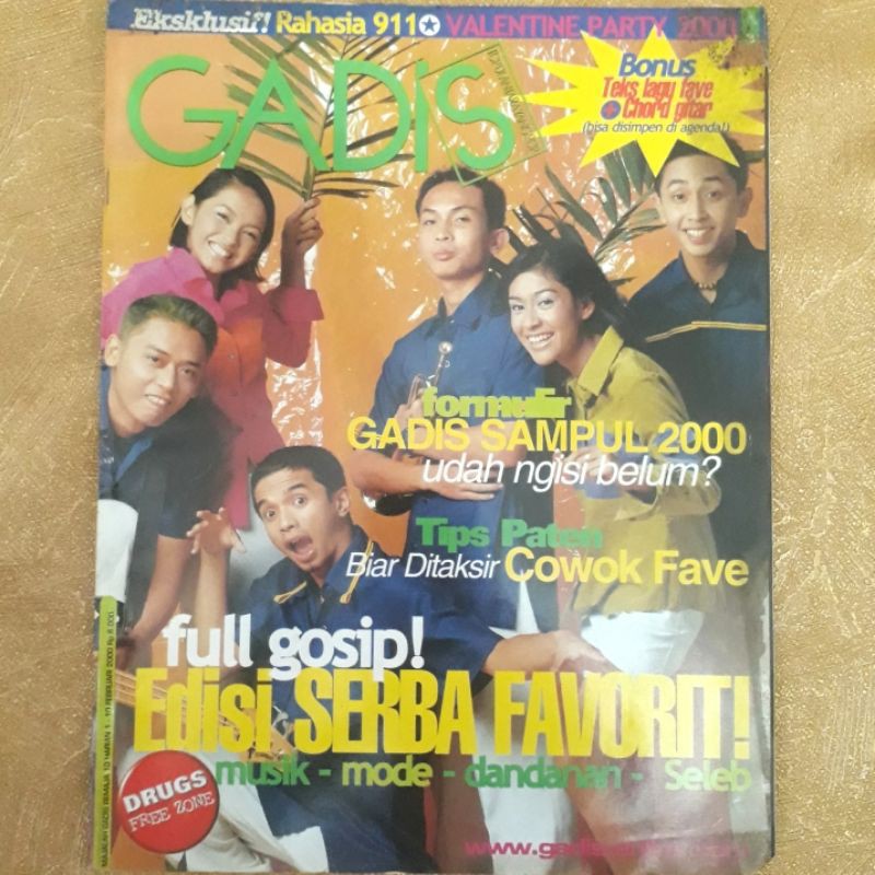 Majalah GADIS 1 - 10 Februari 2000