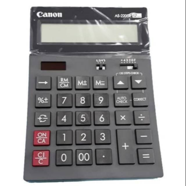 

Kalkulator Canon As-2200R - Desktop Check 12 Digit