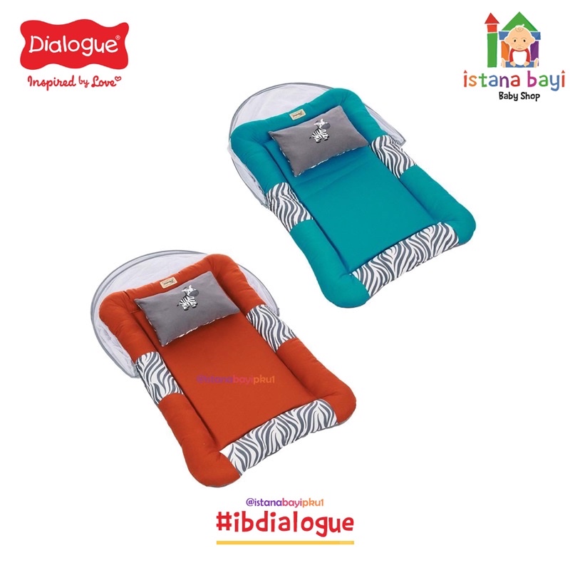 Dialogue Baby Kasur Bayi 3 in 1 Playmate &amp; kelambu Zeon Series DGK9117