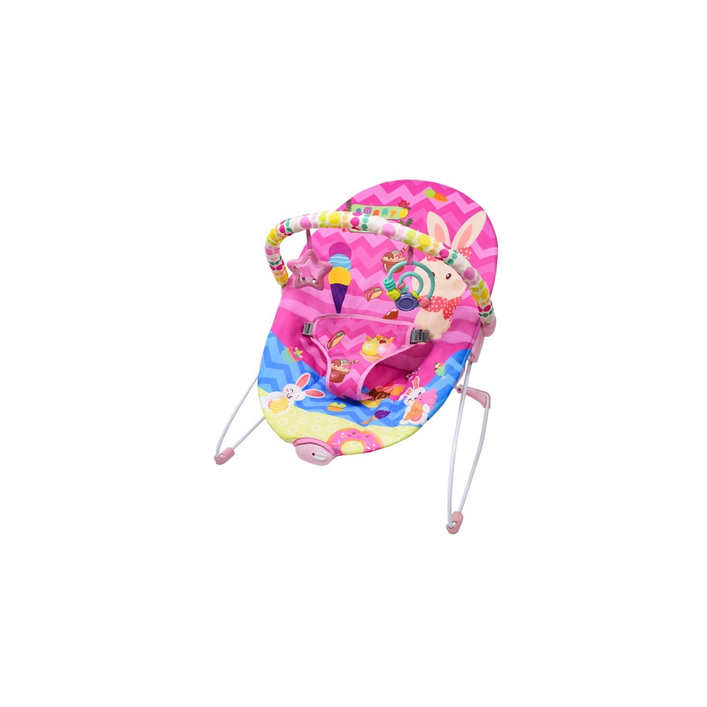 Bouncer Kursi Goyang Manual Bayi Space Baby Mastela FREE BUBBLE WRAP!!-MAS-1R-6113-LULUPINK