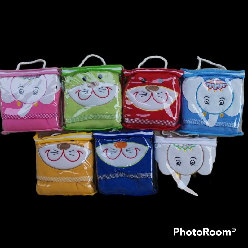 selimut topi karakter Boboko / selimut bayi baru lahir
