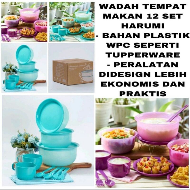 TEMPAT MAKAN HARUMI SET / PRASMANAN SET BPA FREE