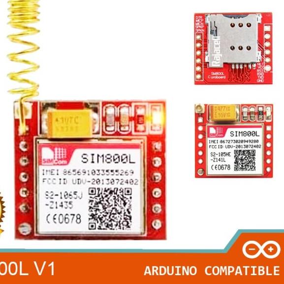 ➯ SIM800L GSM GPRS Module for Arduino ( GSM GPRS Serial Modem Shield ) - TERSOLDER ✷