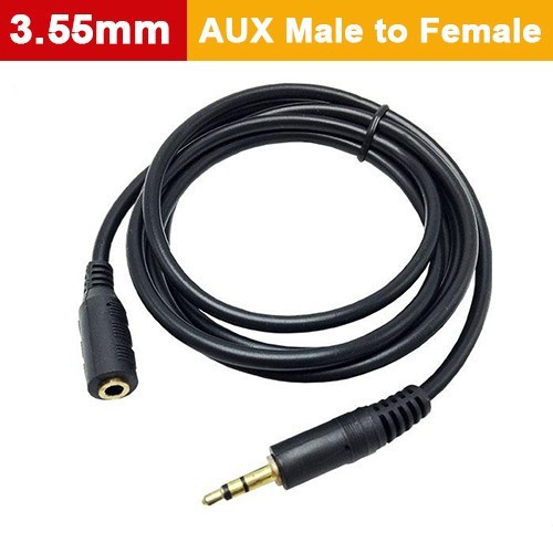 Cable Audio extension 3.5mm Male-Female 1.5m - Kabel perpanjangan aux Audio M-F 1.5 meter