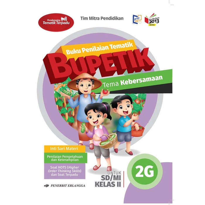 BUKU PENILAIAN TEMATIK (BUPETIK) SD 2G KELAS. 2/K13N | 0023714600